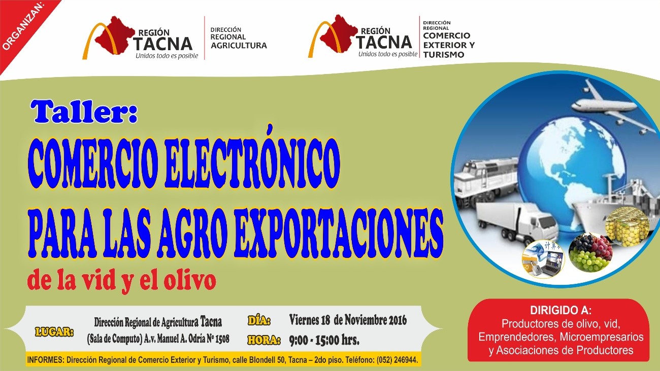 TALLER: COMERCIO ELECTRÓNICO PARA LAS AGROEXPORTACIONES
