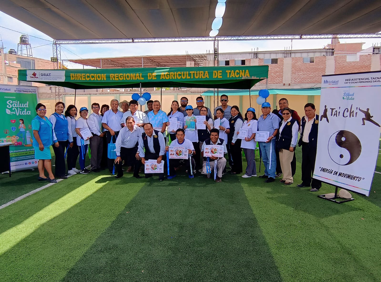 Dirección Regional de Agricultura Tacna en alianza con Essalud clausuran Programa “Mi Salud, Mi Vida”