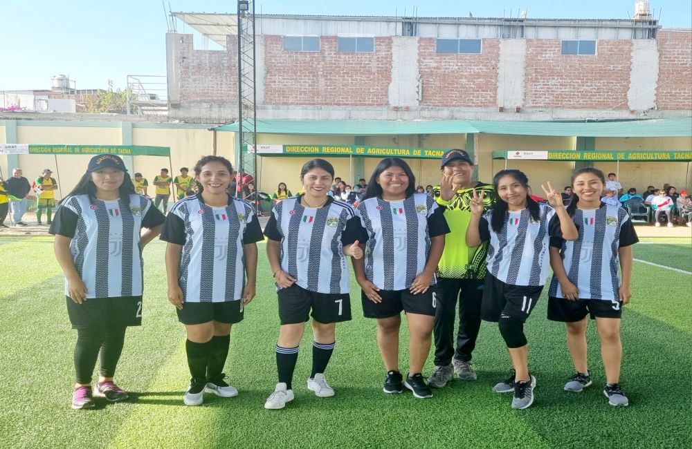 III Edición de la Copa Agricultura 2023 " Nicasio Mamani Coronado" Campeones fútbol damas